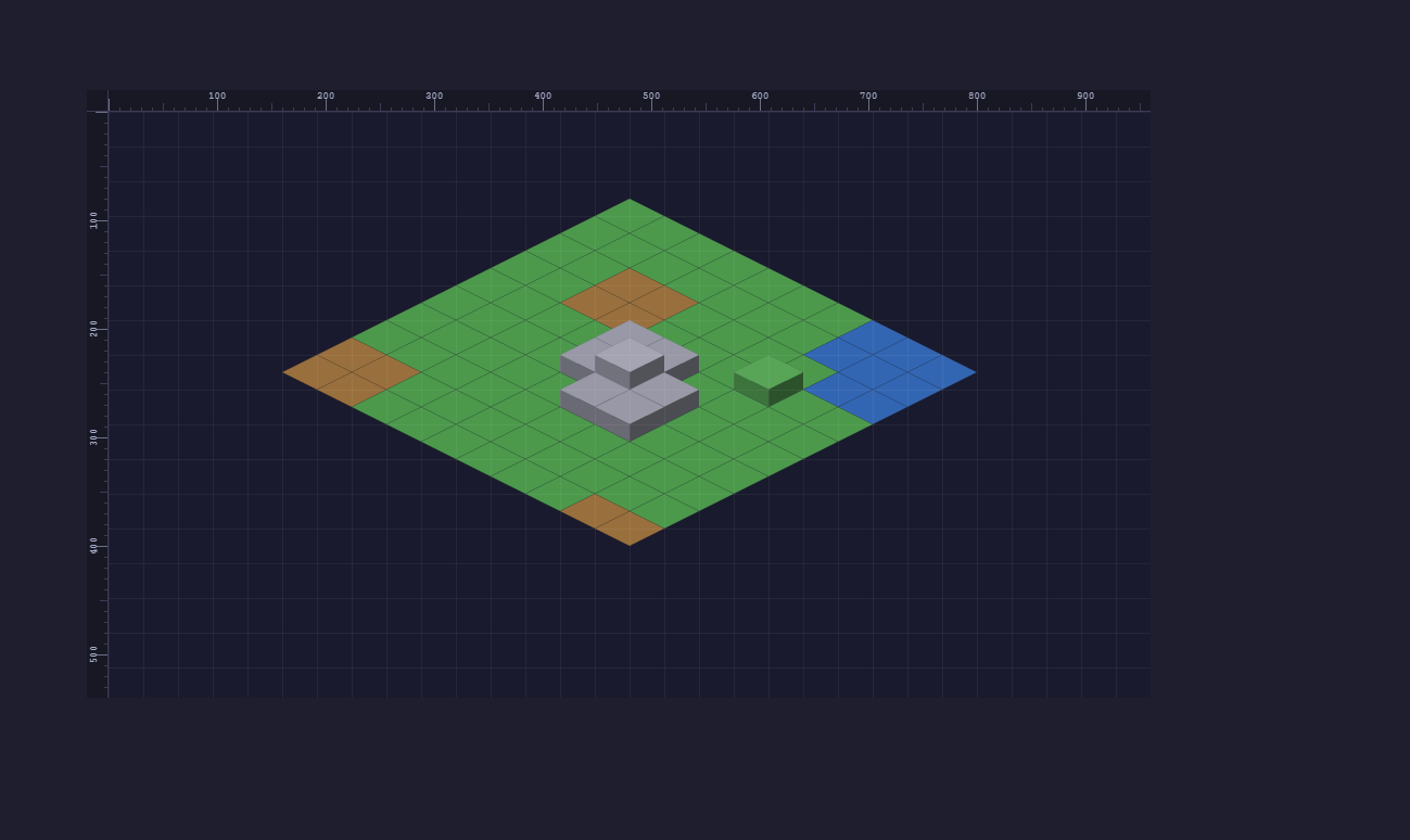 Isometric map editor