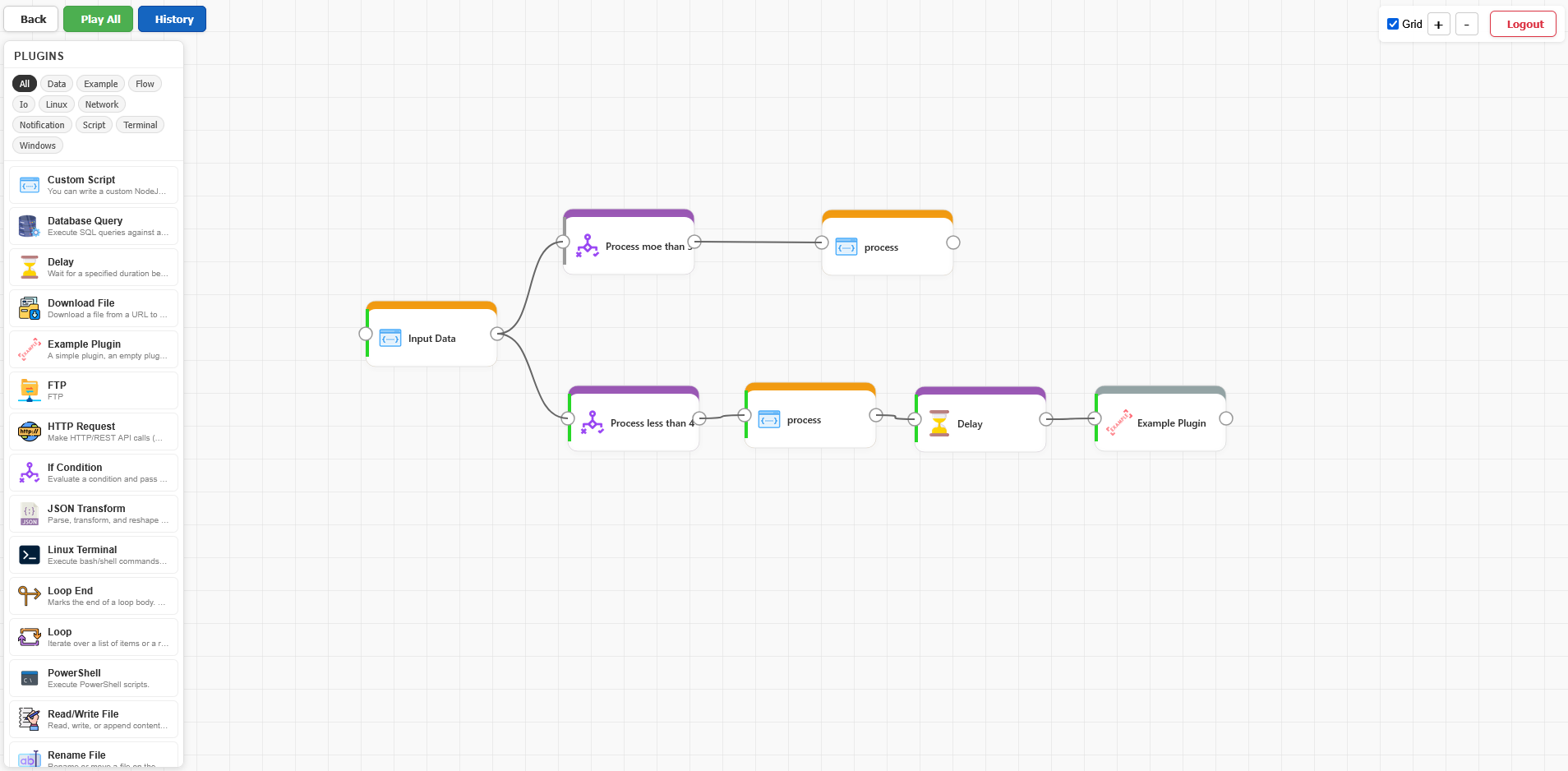 Node Connector Screenshot